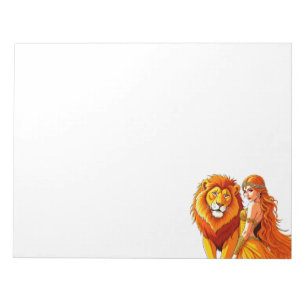 Lion and Princess Notepad