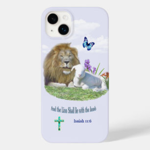 Lion and the lamb Bible verse Case-Mate iPhone 14 Plus Case