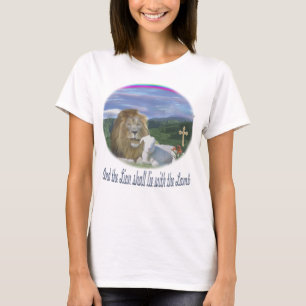Lion and the lamb Bible verse T-Shirt