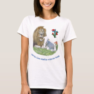 Lion and the lamb Bible verse T-Shirt