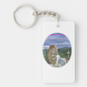 Lion and the Lamb products Keychain