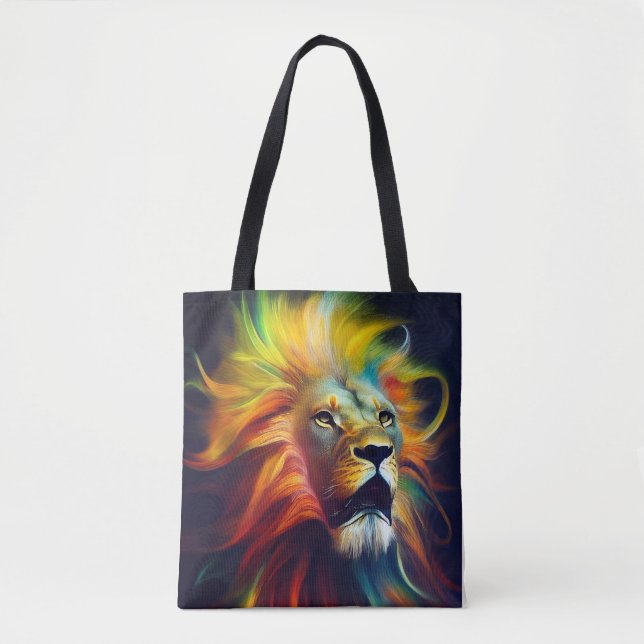 Lion  Animal Discovery Adventure Nature Planet  Tote Bag (Front)