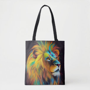 Lion Animal Discovery Adventure Nature Planet Tote Bag