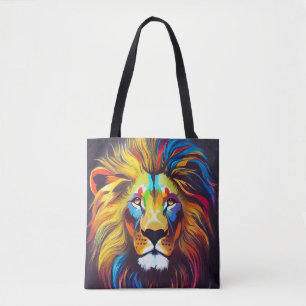 Lion Animal Discovery Adventure Nature Planet Tote Bag