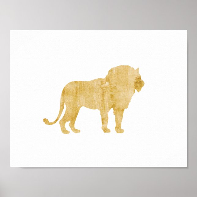 Lion, Animal, Style Safari, poster de la chambre d (Devant)