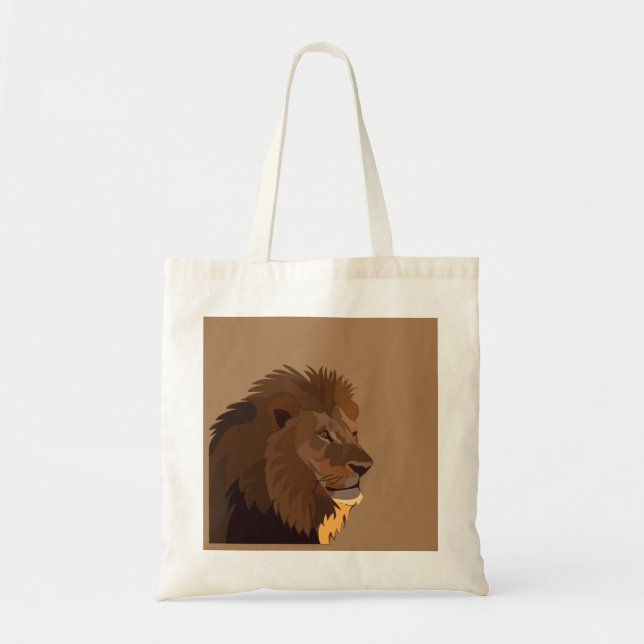 Lion Animal Wildlife Lion Tote Bag (Front)