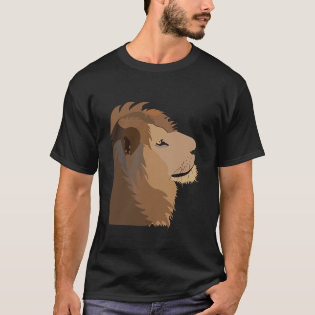 Lion Animal Wildlife  T-Shirt (Front)