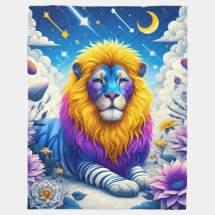 Lion Art Fleece Blanket