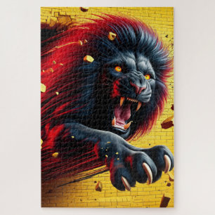 Lion Art Jigsaw Puzzle