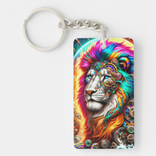 Lion Art Keychain