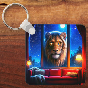 Lion Art Keychain
