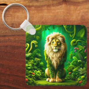 Lion Art Keychain