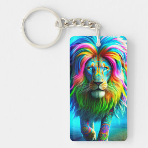 Lion Art Keychain