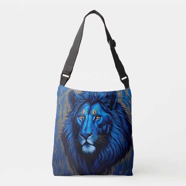 LION ART Tote Purse (Front)