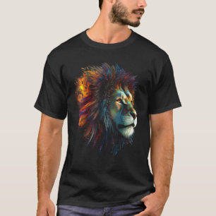 Lion Artwork Fantasy Zoo Animal Lion T-Shirt