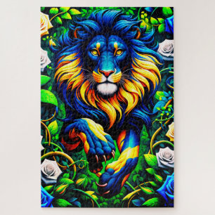 Lion Artwork Jigsaw Puzzle