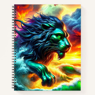 Lion Artwork Notebook
