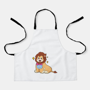 Lion as Gentleman with Tie.PNG Apron