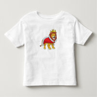 Lion as King with Crown & Cape