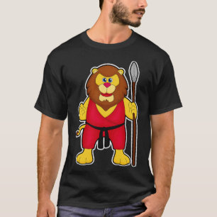 Lion as Warrior with Spear T-Shirt
