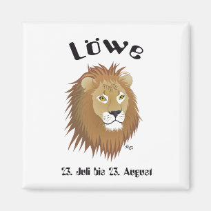 Lion asterisk magnet