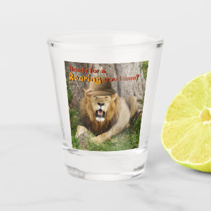Lion at Maasai Mara 1 Shot Glass