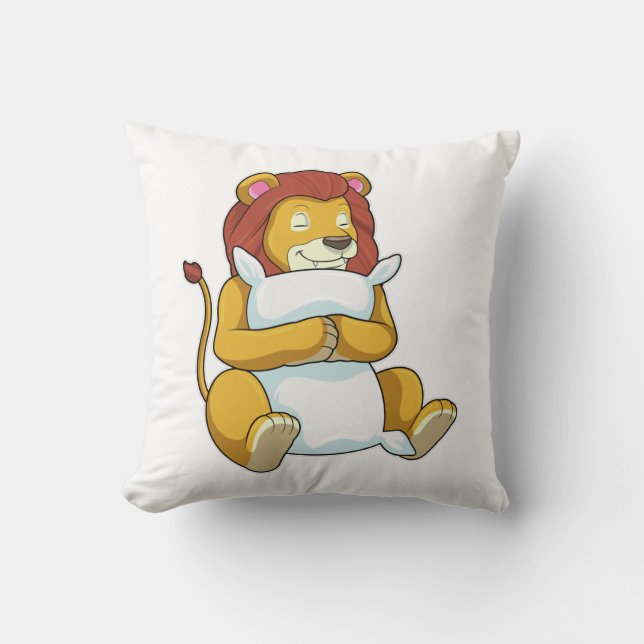 Lion at Sleeping with Pillow (Front)