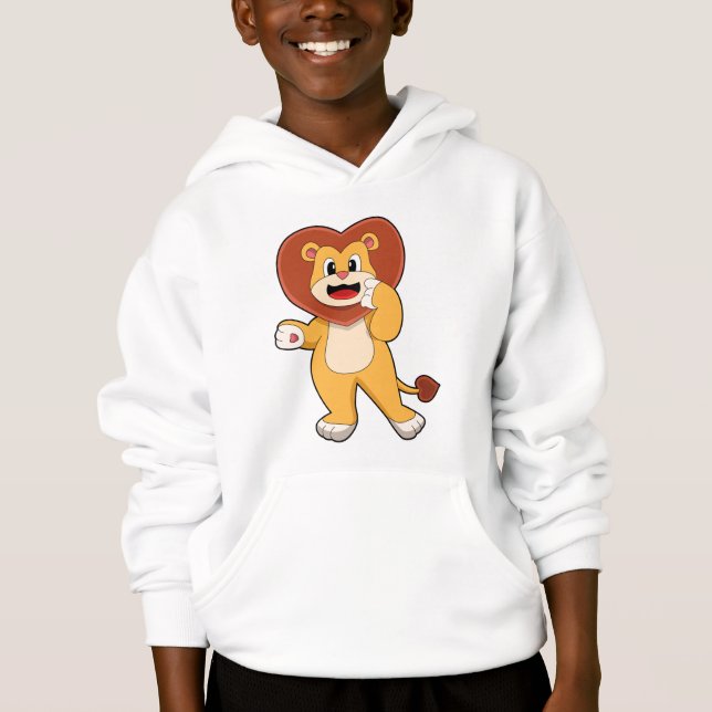 Lion avec coeur (Devant)