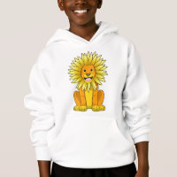 Lion avec Fleur de tournesol