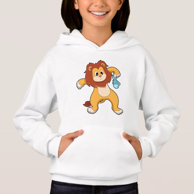 Lion avec poisson (Devant)