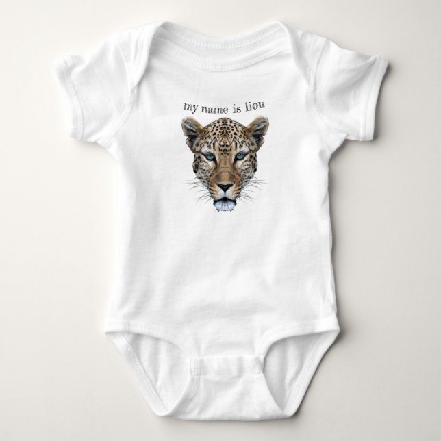 lion baby bodysuit (Front)