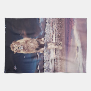 Lion Baby Lion Will Grow Up Kitchen Towel