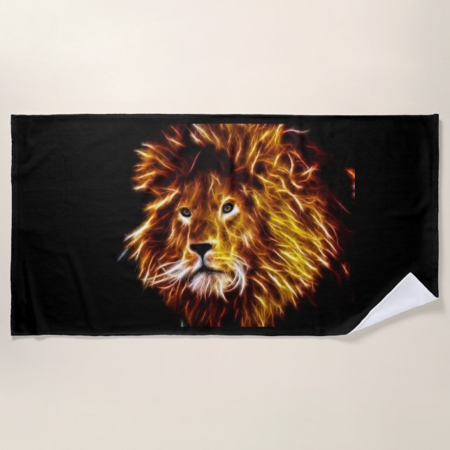 Lion Beach Towel (Front)