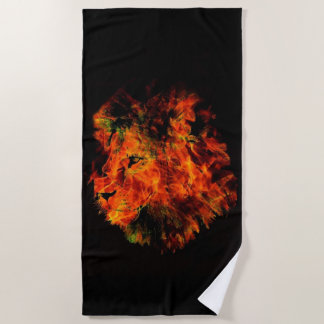 Lion Beach Towel