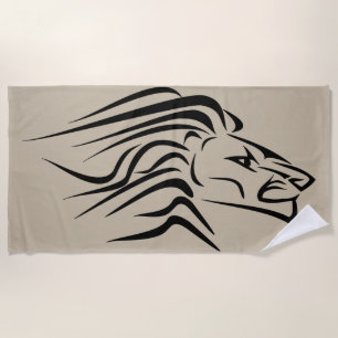 Lion Beach Towel - Choose Colour