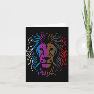 Lion Belt Colours Jiu Jitsu BJJ Brazilian Jujitsu Card