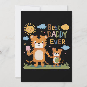 Lion Best Daddy Ever Invitation