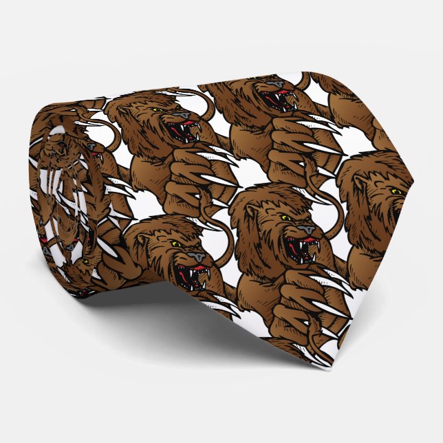 Lion Big Claws Sports Football Cravate de basket-b (Roulé)