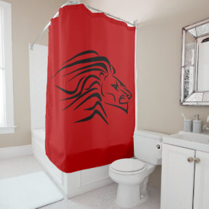 Lion - Black & Red