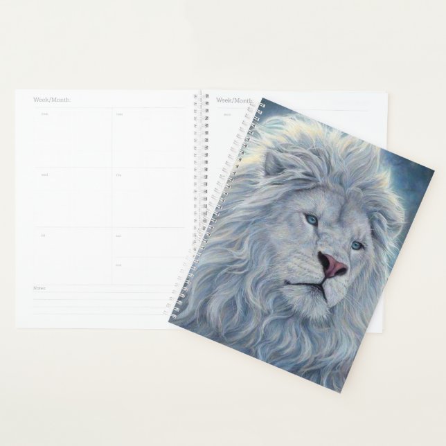Lion blanc (Devant avec enveloppe)
