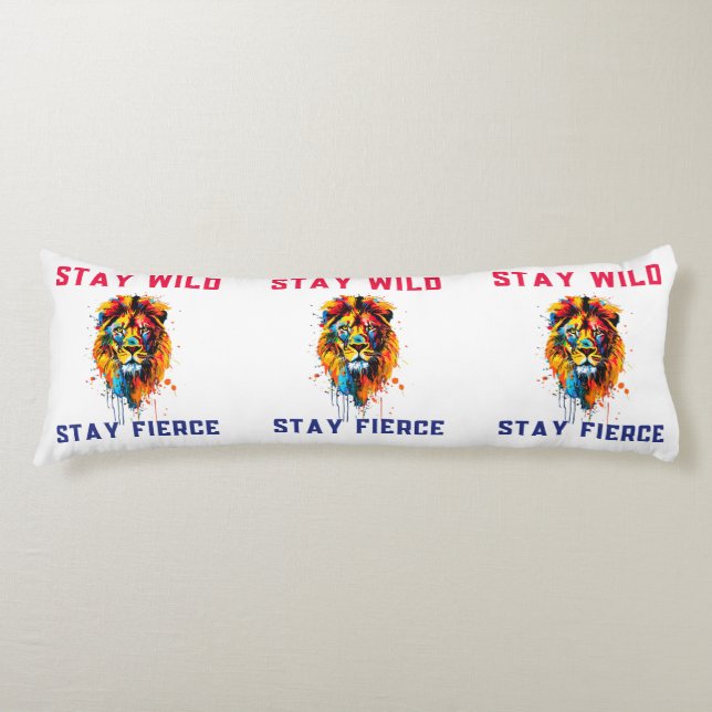 Lion Body Pillow (Front)