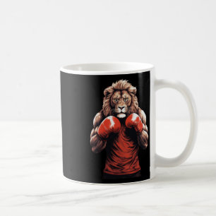 Lion Boxer Boxing Mixed Martial Arts Kickboxing Coffee Mug