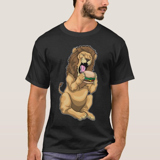 Lion Burger T-Shirt (Front)