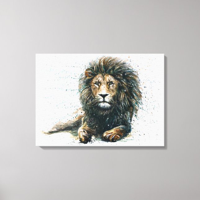 Lion Canvas Print (Front)