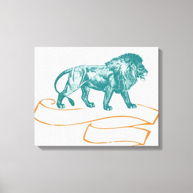 Lion Canvas Print (Front)