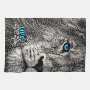 Lion Chase Your Dreams Kitchen Towel