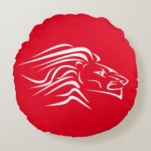 Lion - Choose your favourite colours Round Pillow