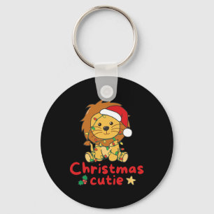 Lion Christmas Cutie Lion Christmas Keychain