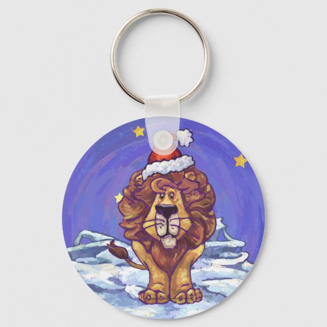Lion Christmas Keychain (Front)