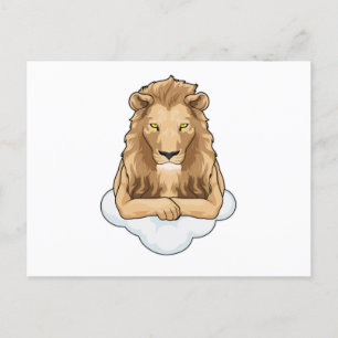 Lion Clouds Postcard